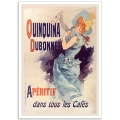 Art Nouveau Poster - Quinquina Dubonnet, Cheret